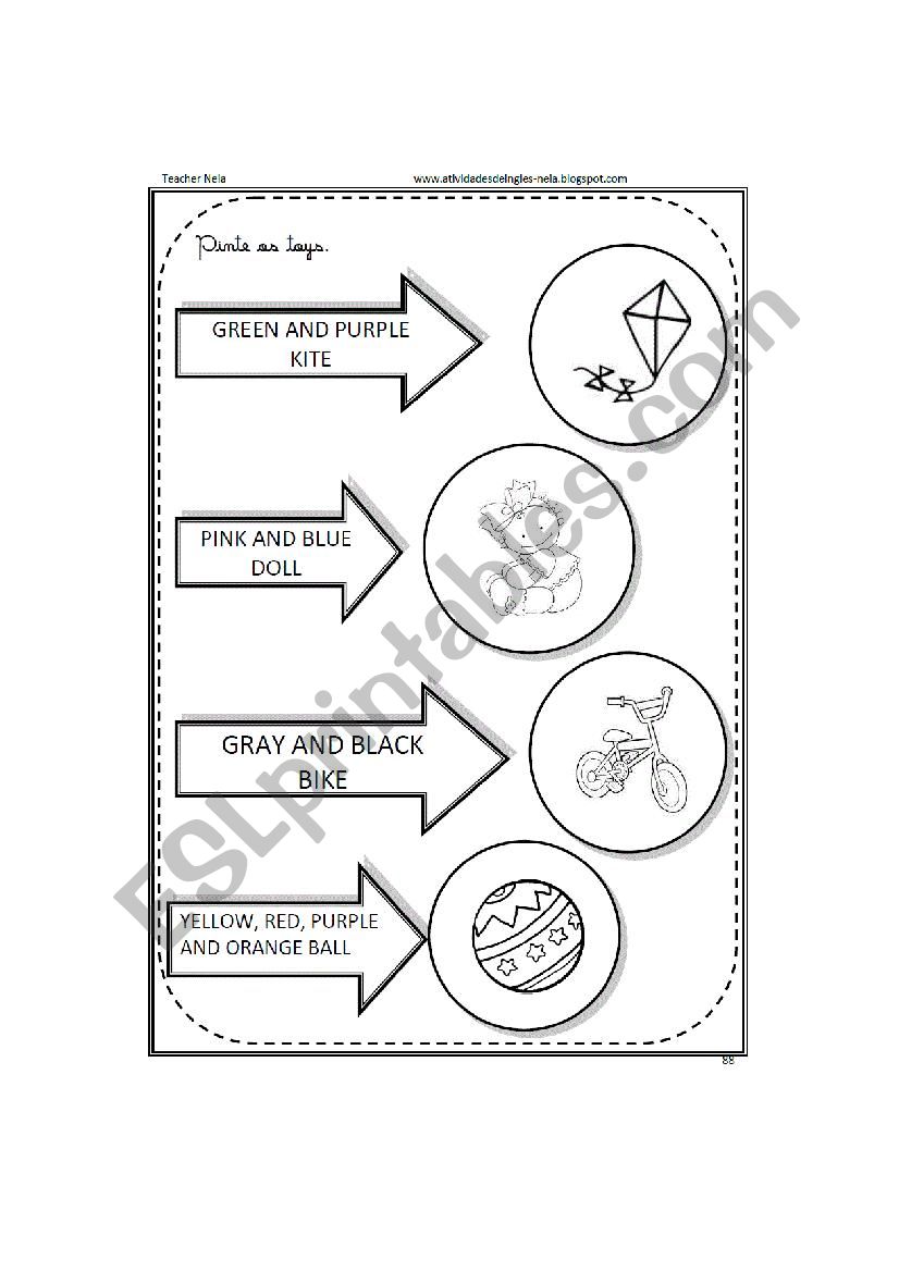 Colors worksheet