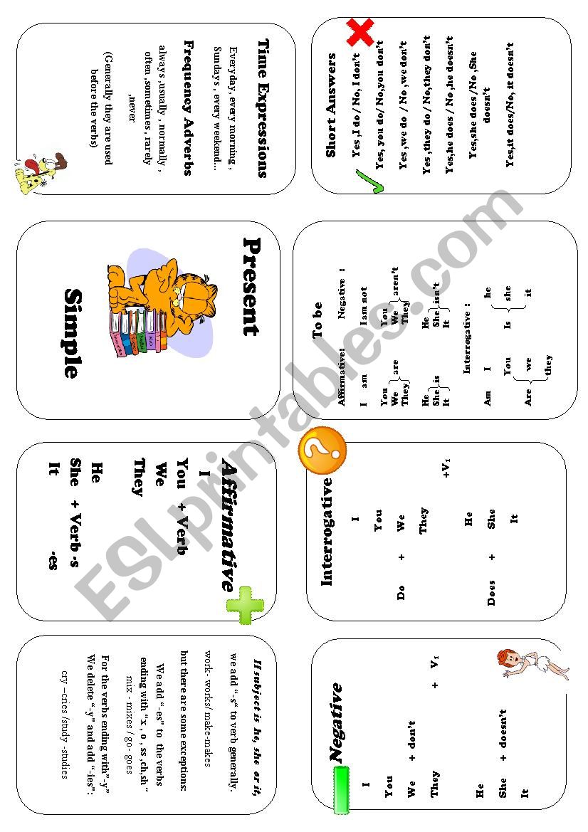 simple present-minbook worksheet