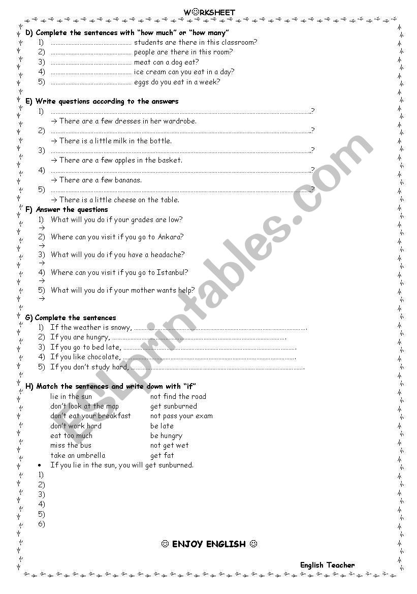 worksheet for 6.7,8 classes worksheet