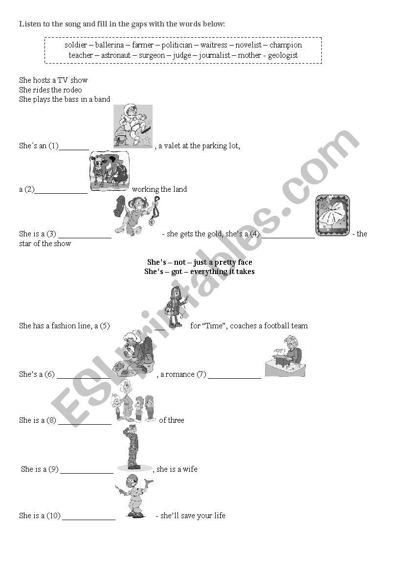 SheÂ´s not just a pretty face - shania twain