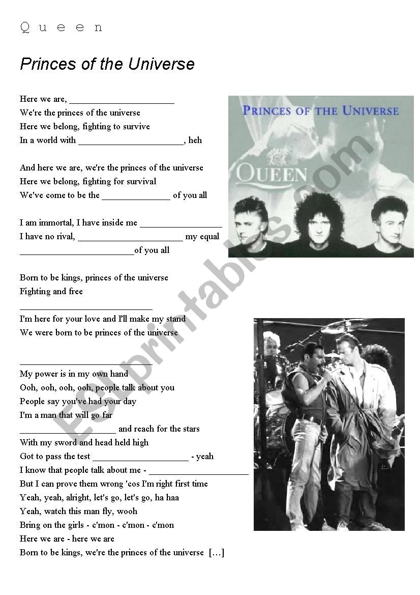 Queen - Princes of the Universe