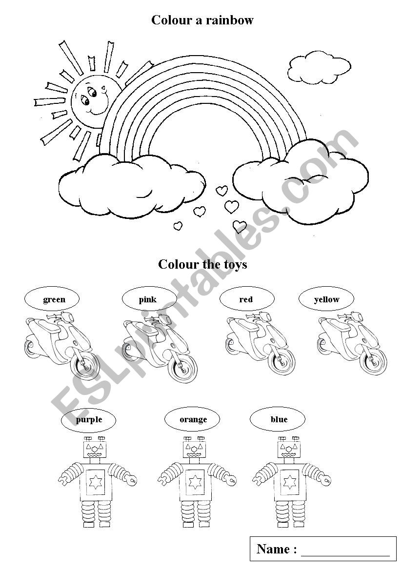 Colouring worksheet worksheet