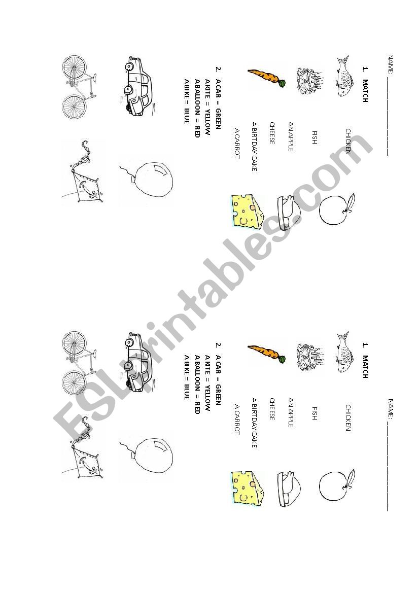 Revision 1st class worksheet