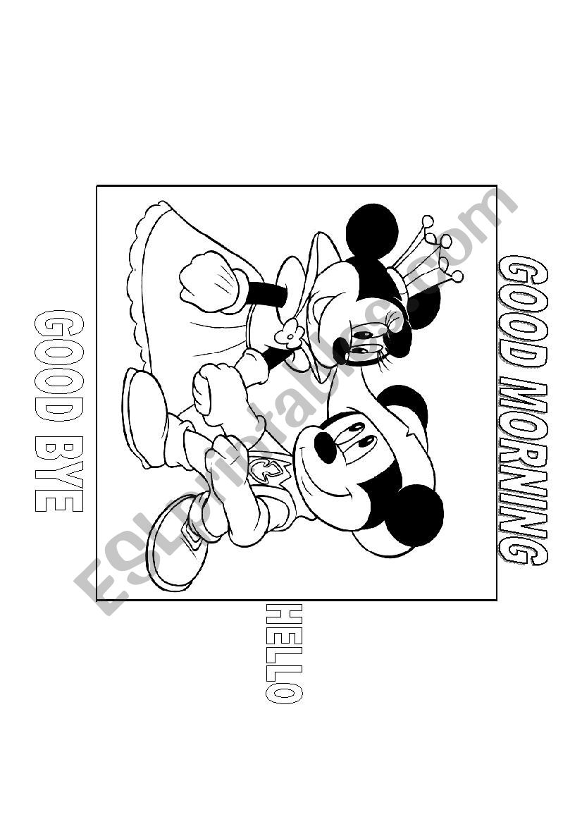 greetings worksheet