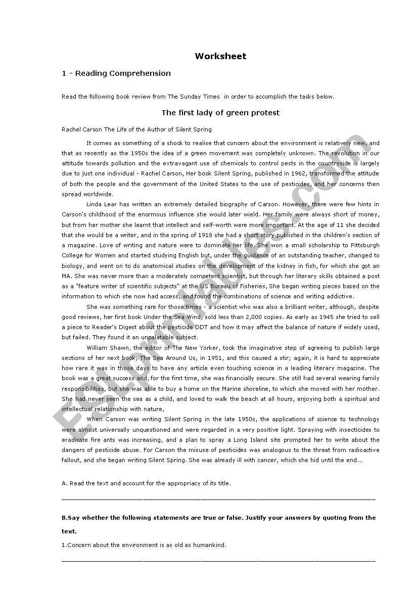 ENGLISH TEST LEVEL 7 worksheet