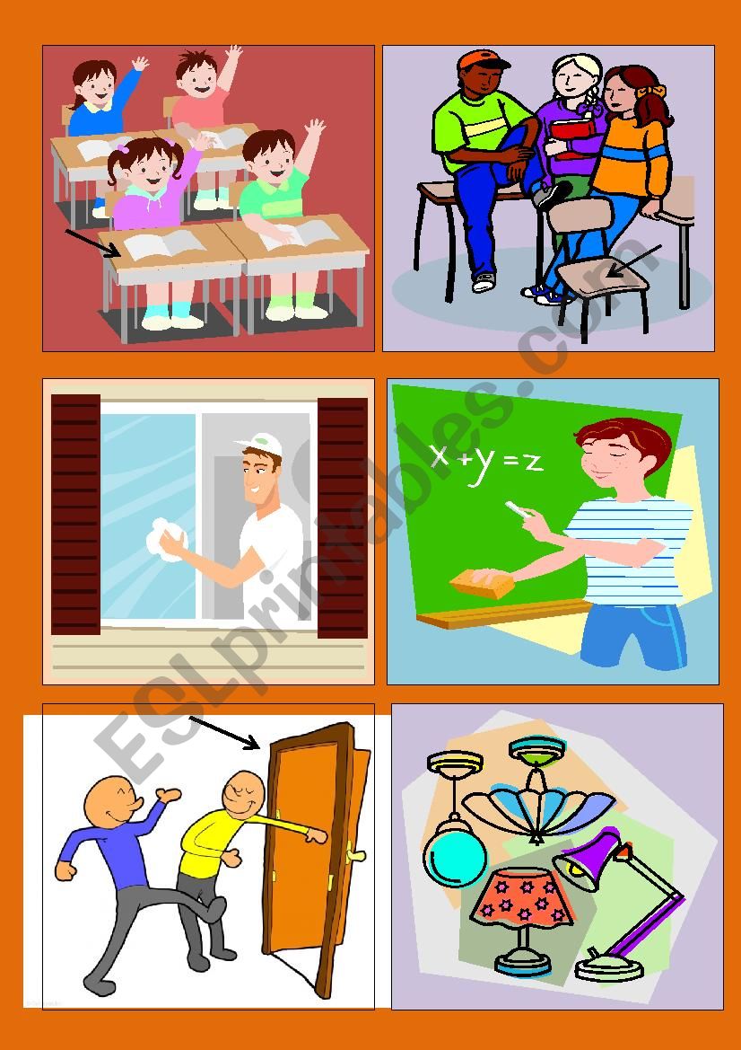 COMMON OBJECTS FLASHCARDS worksheet