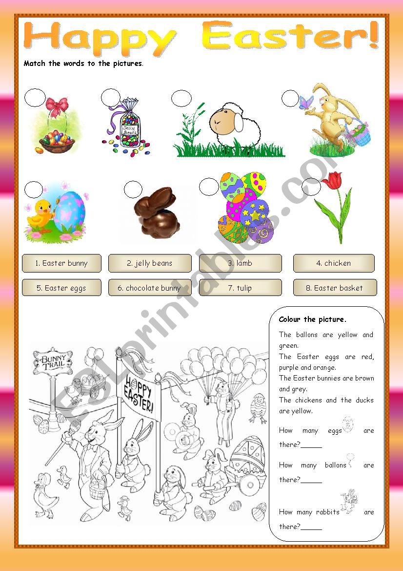 Happy Easter! worksheet