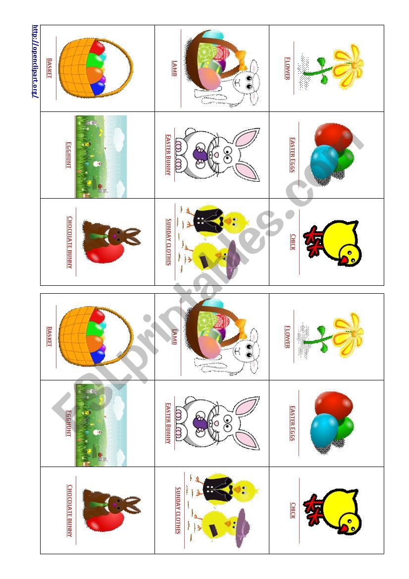 Easter Go Fish Card Game (have/have got)