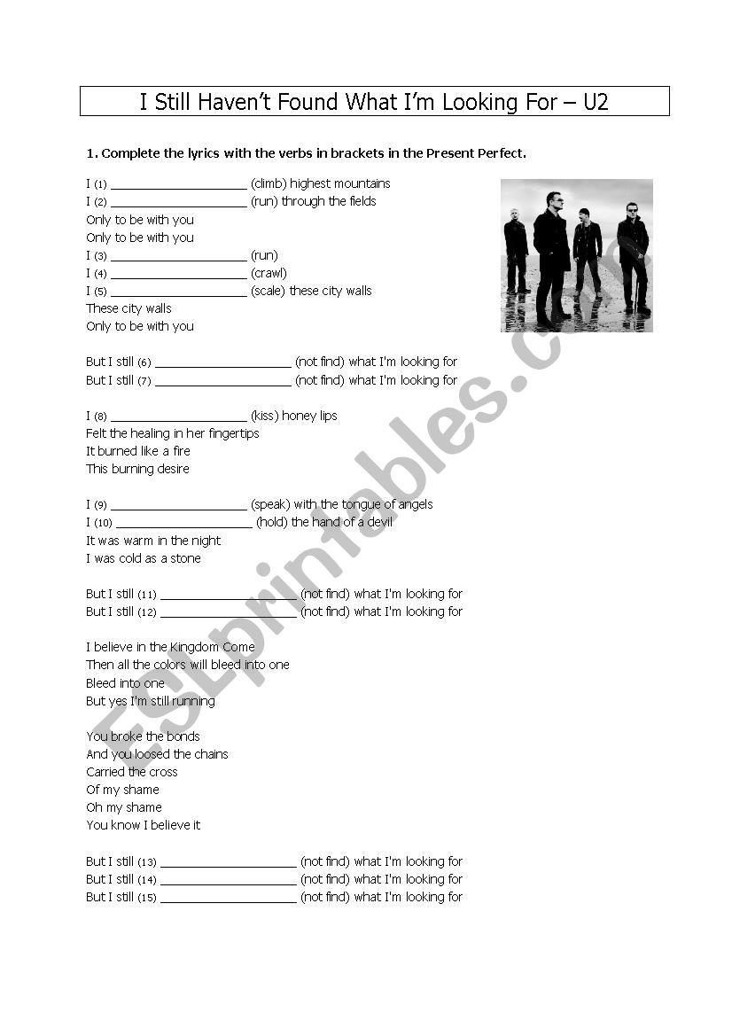 Present Perfect worksheet