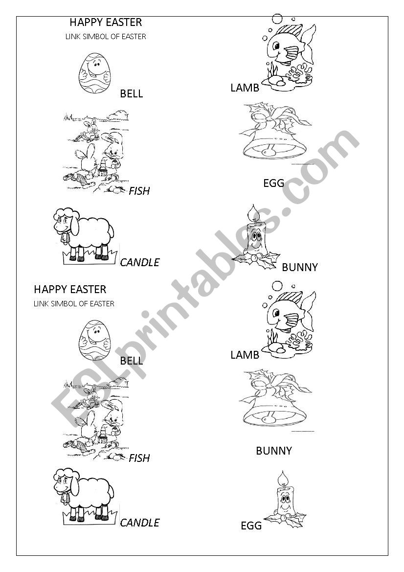 HAPPY EASTER worksheet