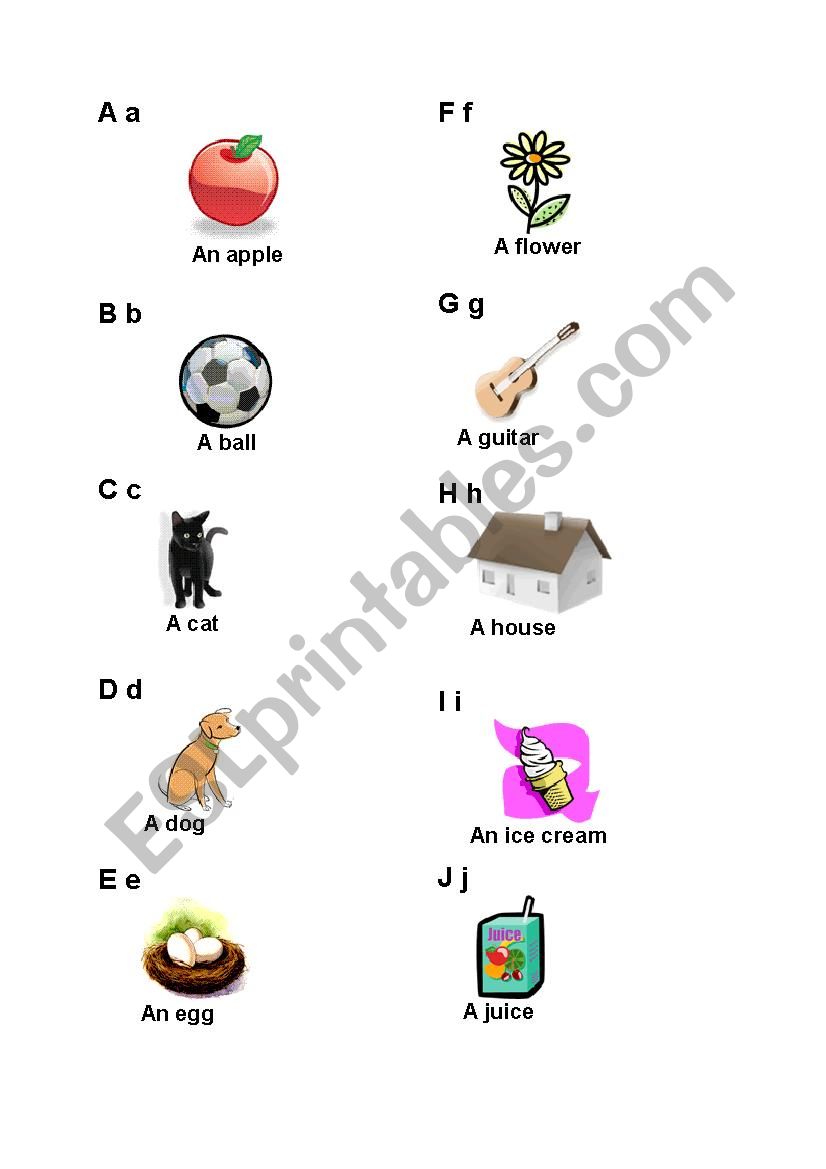 Alphabet worksheet