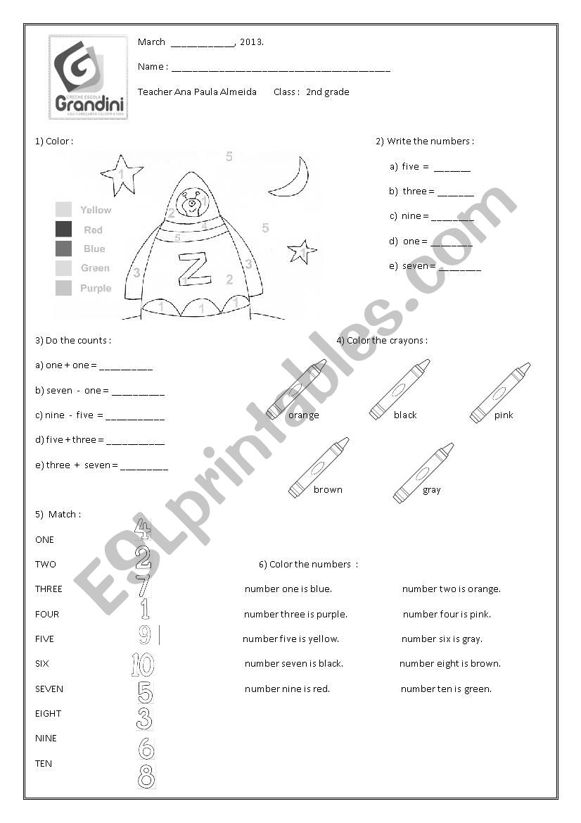 test 2 worksheet