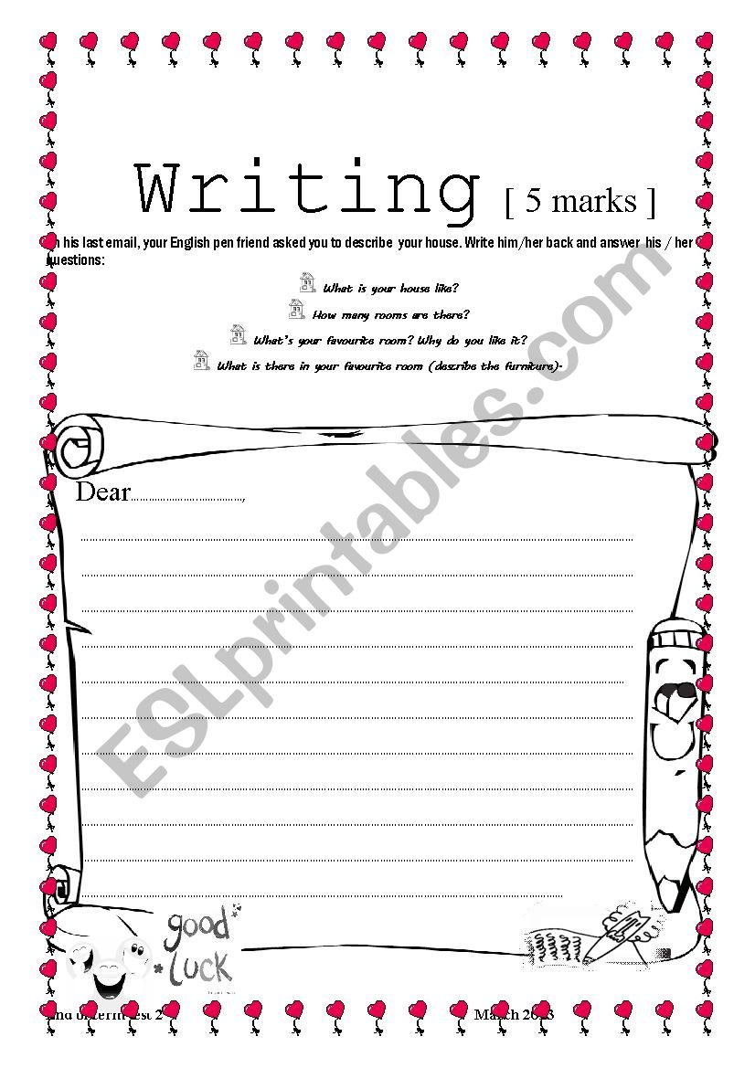 End of term test n2; writing (part 2)