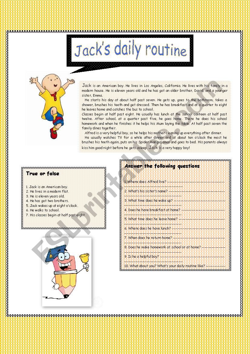 present simple worksheet