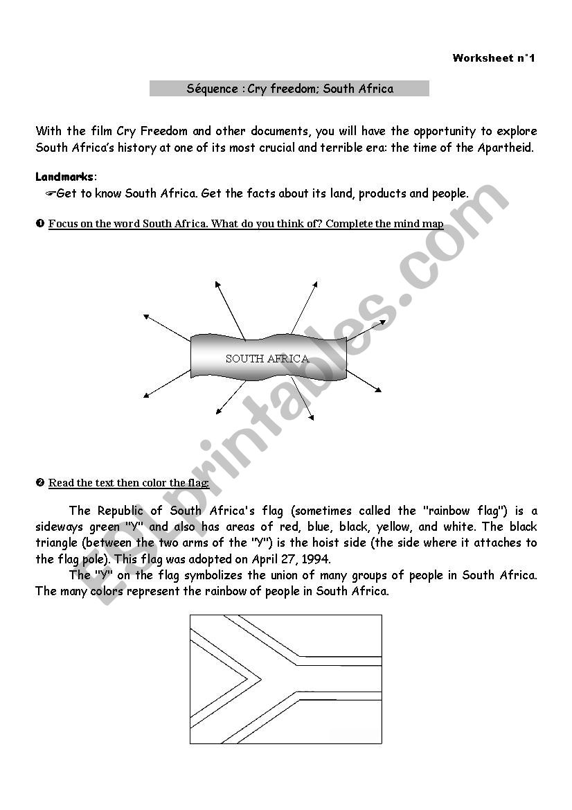 Cry Freedom film study worksheet