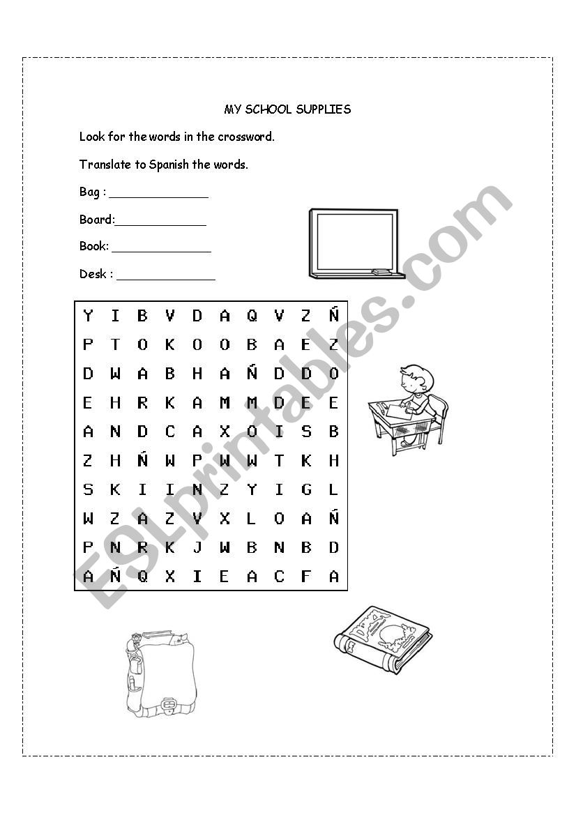 school worksheet