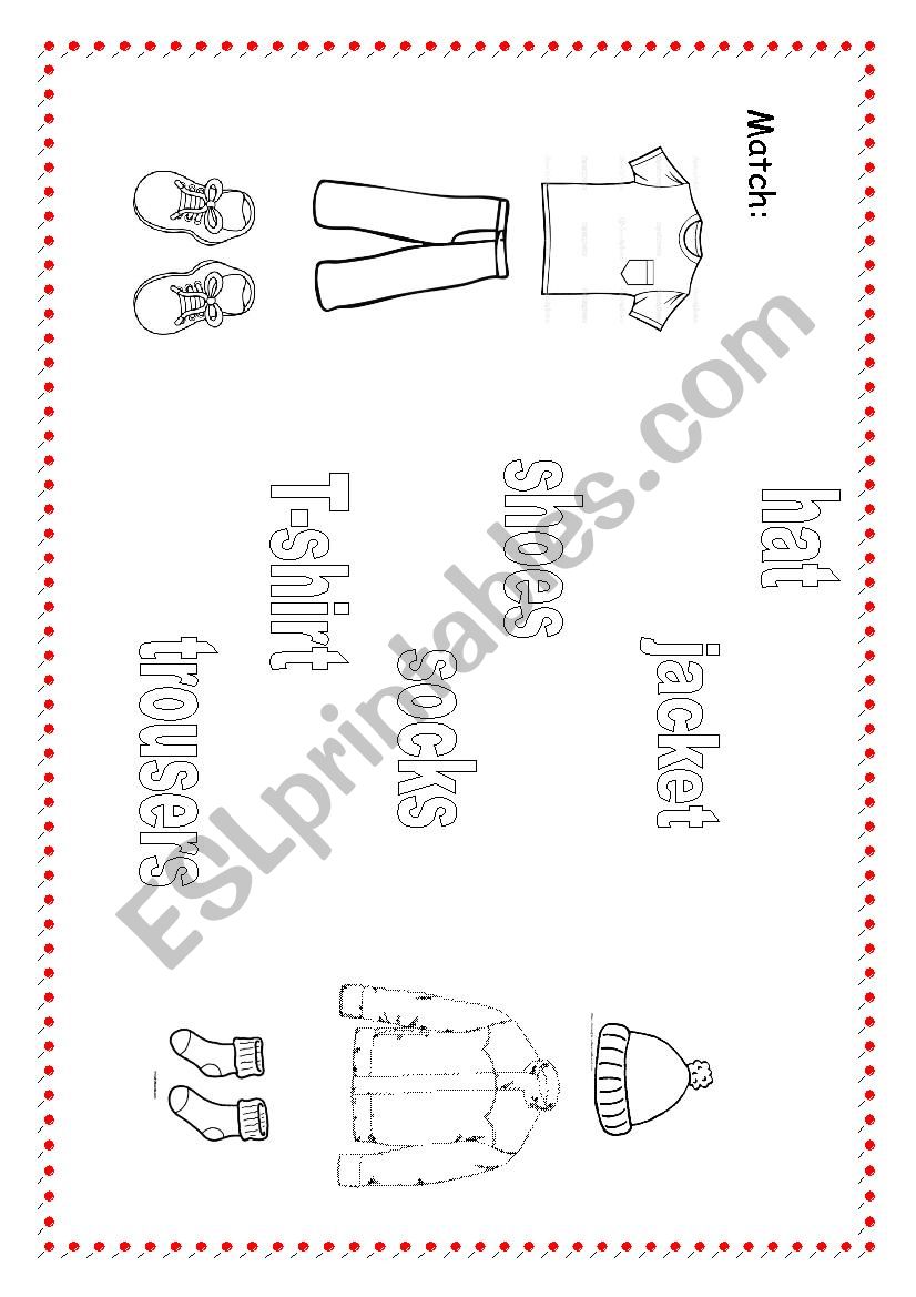 Clothes  worksheet