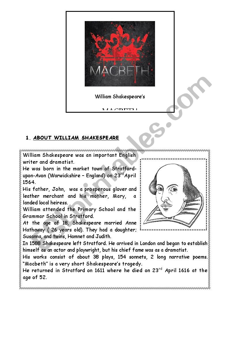 Macbeth - Shakespeare part 1 of 5