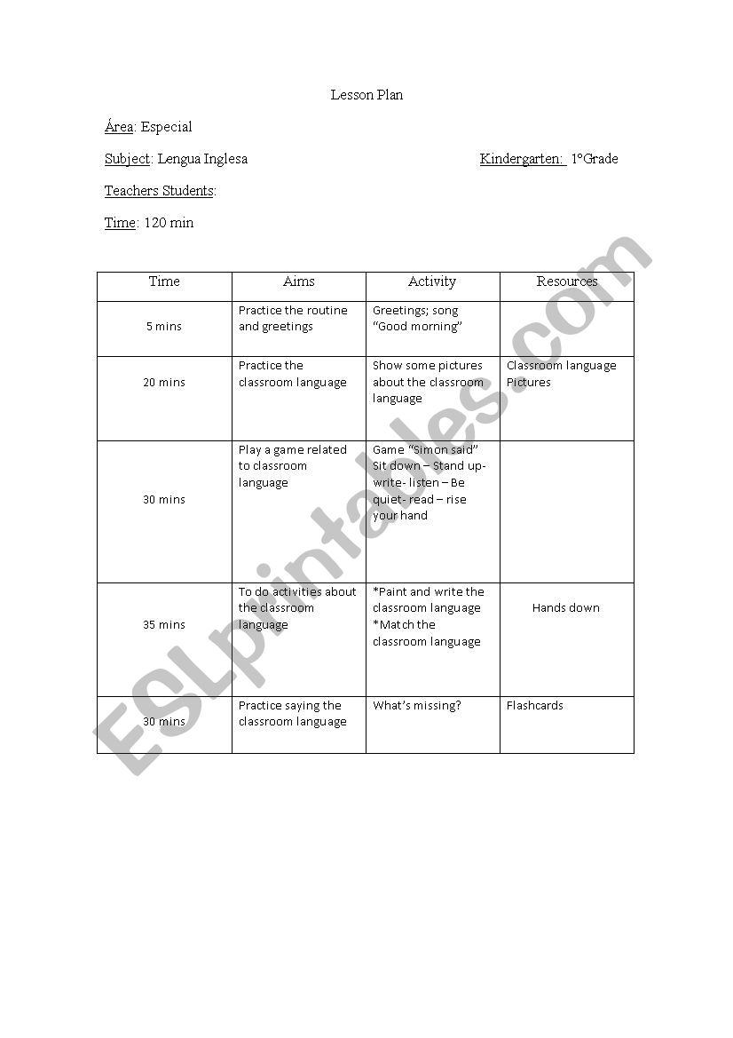 Greetings  worksheet