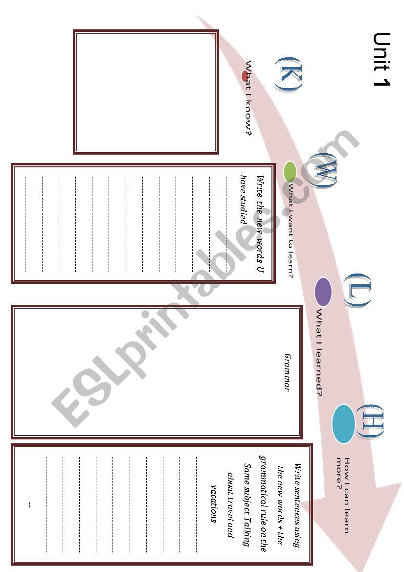 cognitive control  worksheet