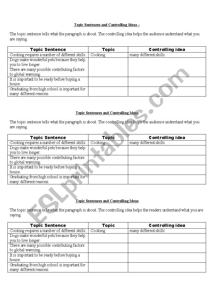 topic-sentences-esl-worksheet-by-fatooo