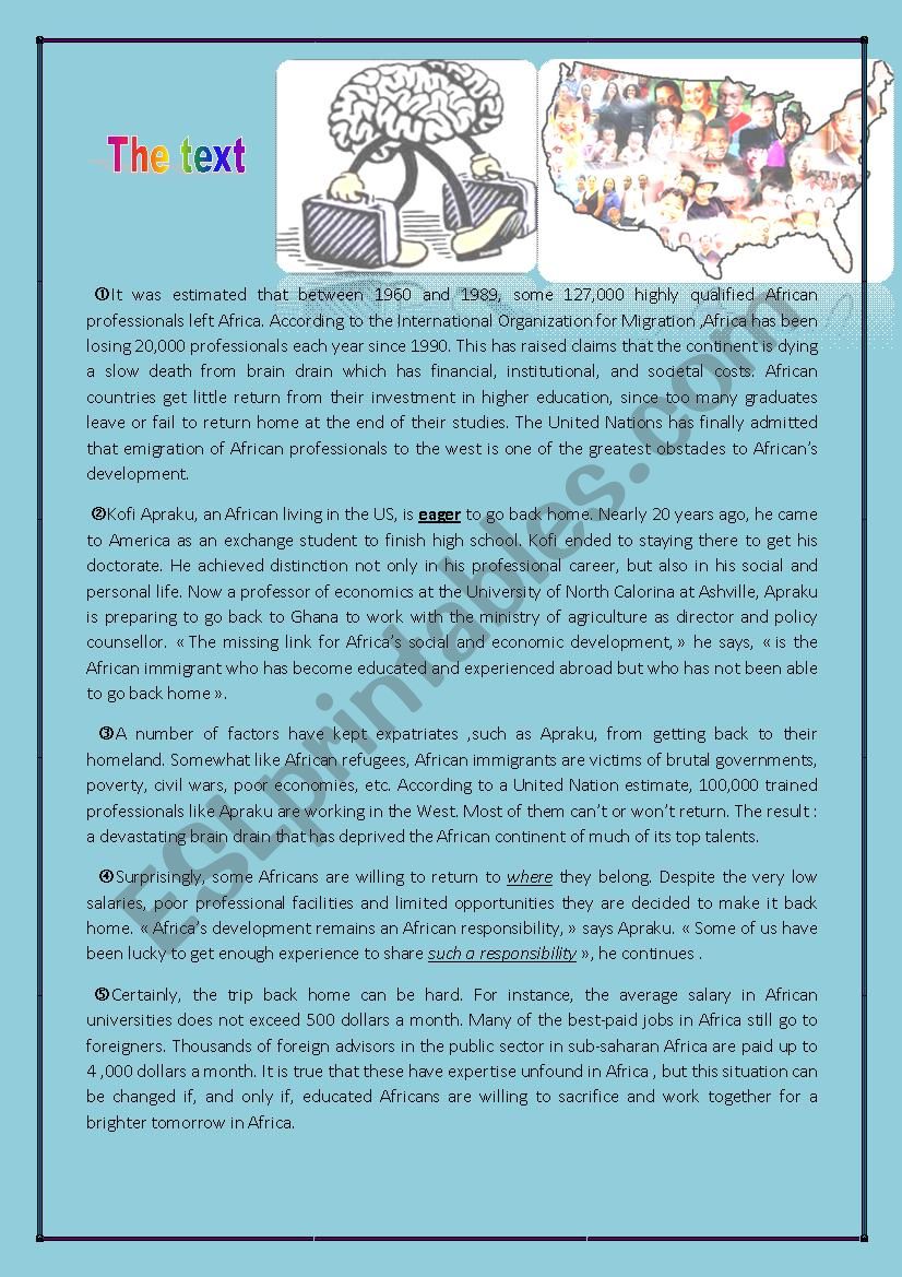 Full term test 2 (bac ) worksheet