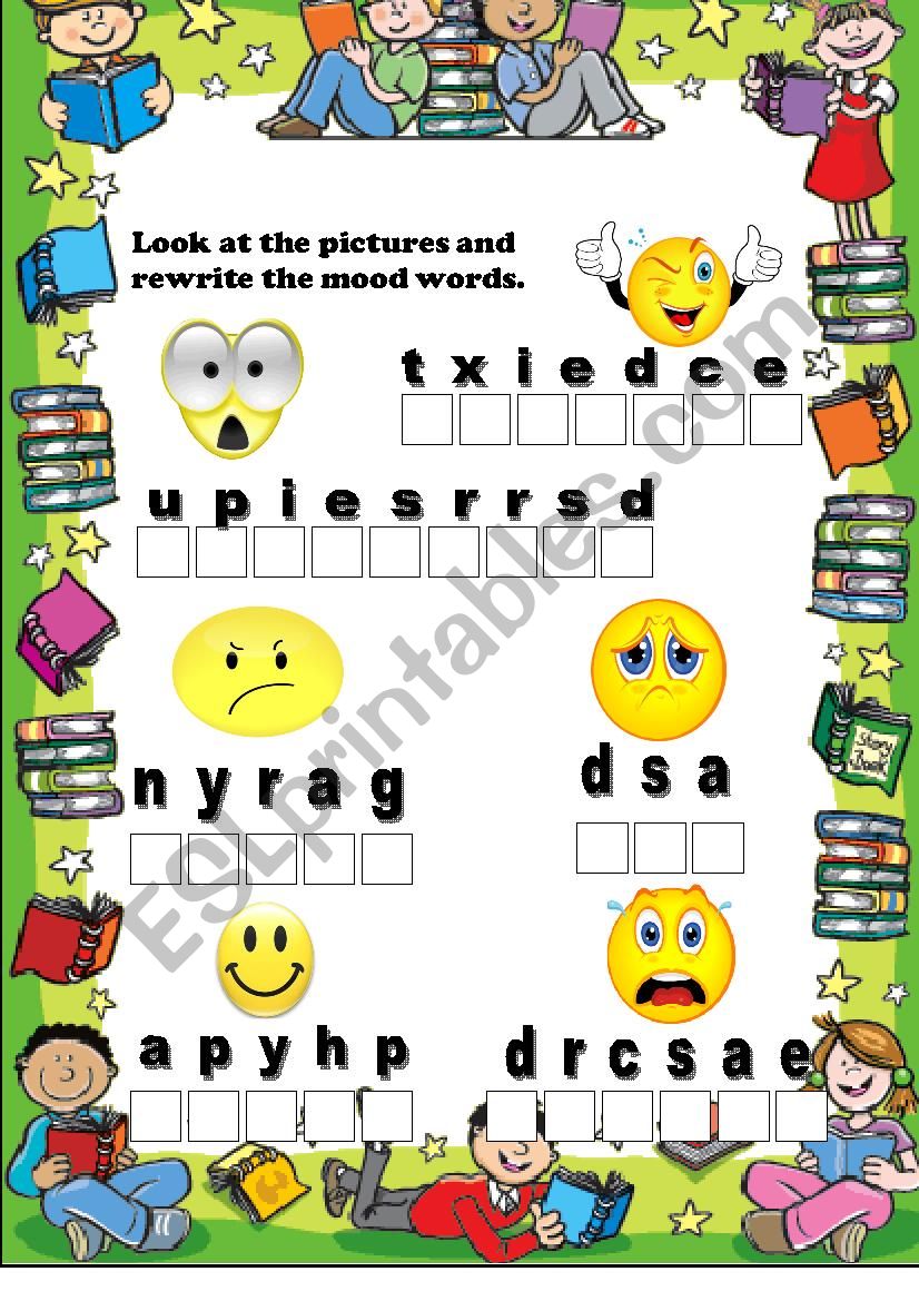 MOODS worksheet