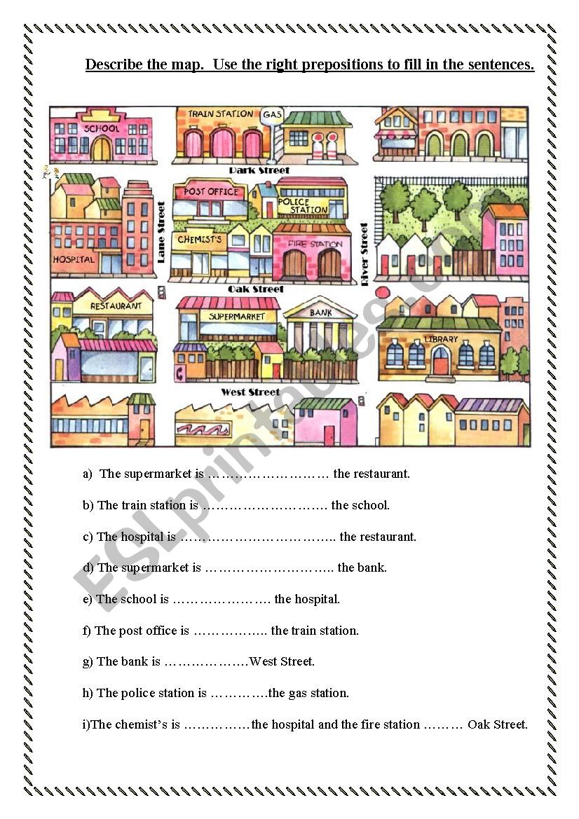 direction worksheet