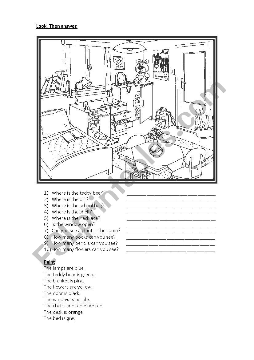 House worksheet