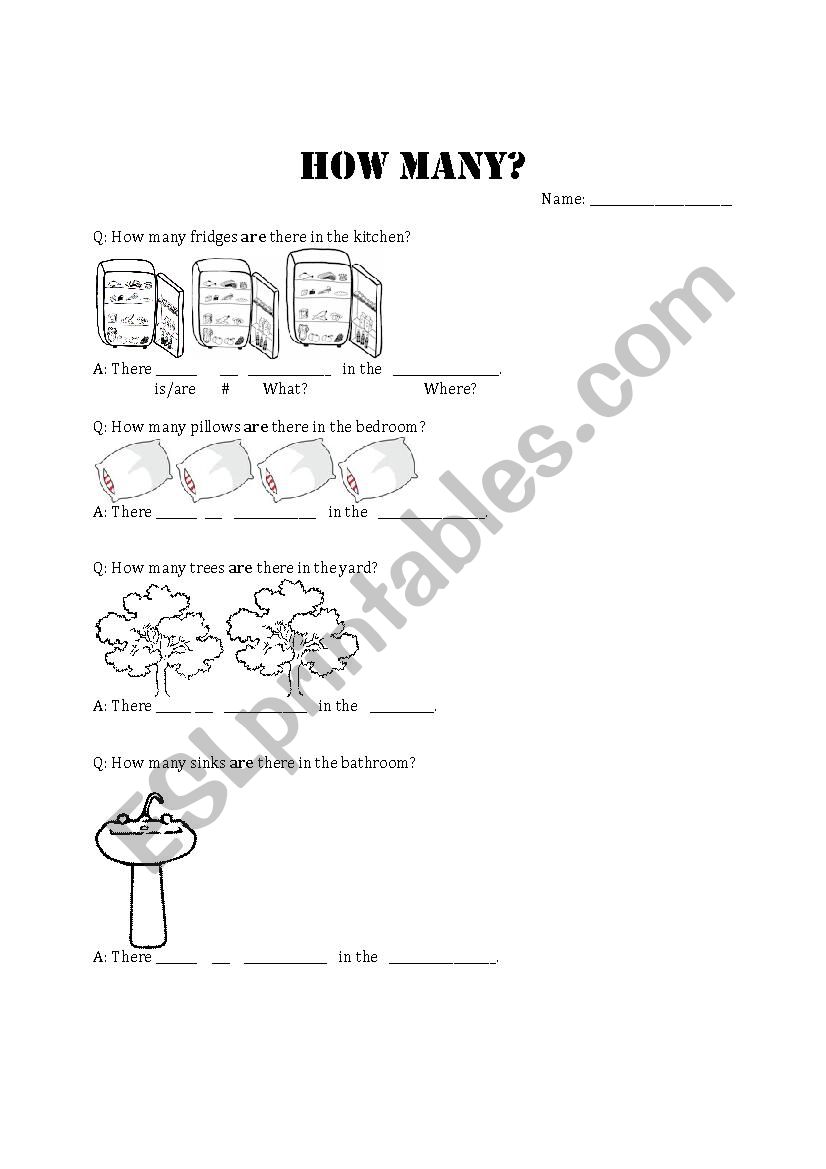 How many (objects) are there in the (room)?