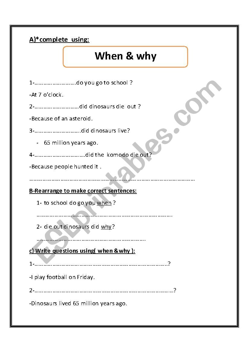 wh questions worksheet