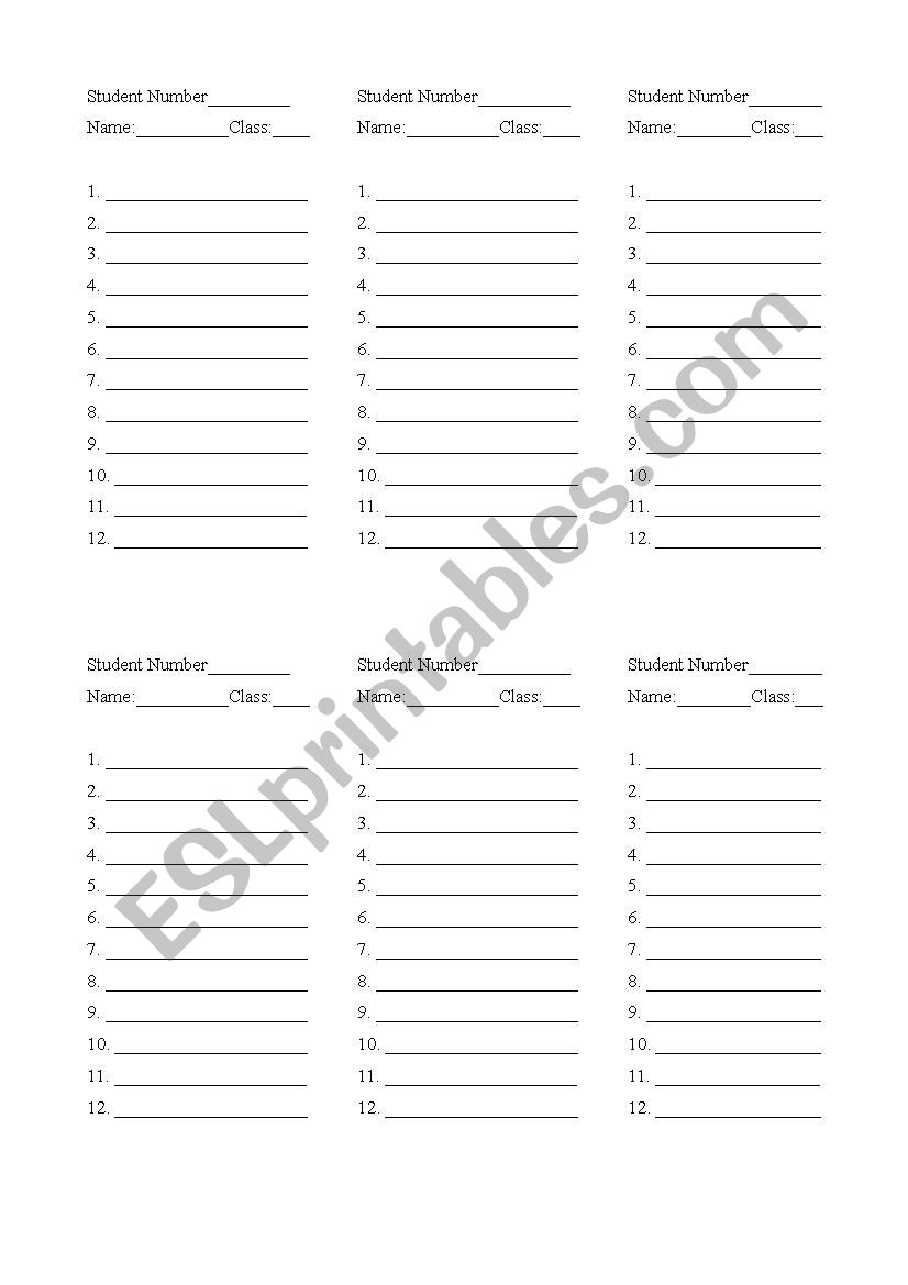 Word Scramble Sheets worksheet