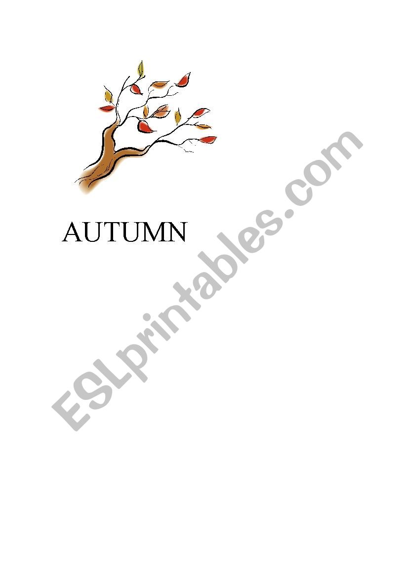 Autumn worksheet