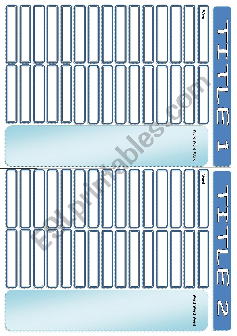 VOCABULARY MATCHING  worksheet