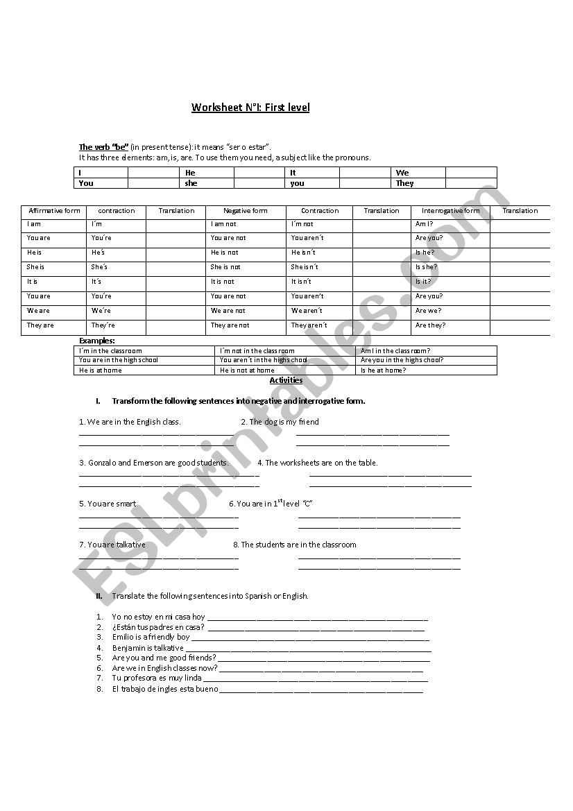 Pronouns and articles - Spanish speaker learners