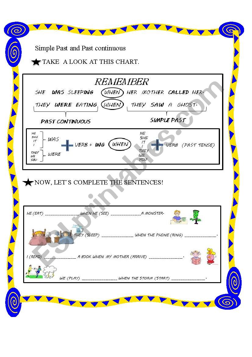 Simple Past and Past Continuous