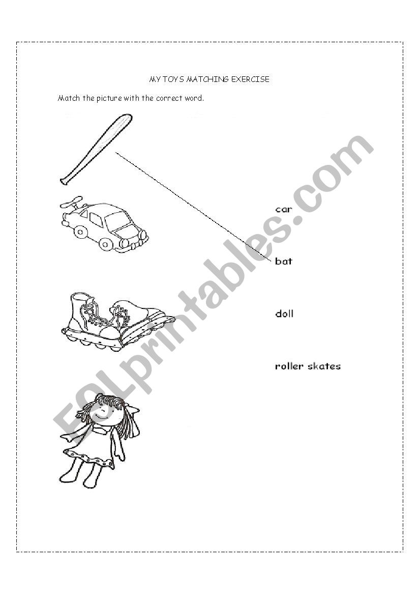 toys worksheet
