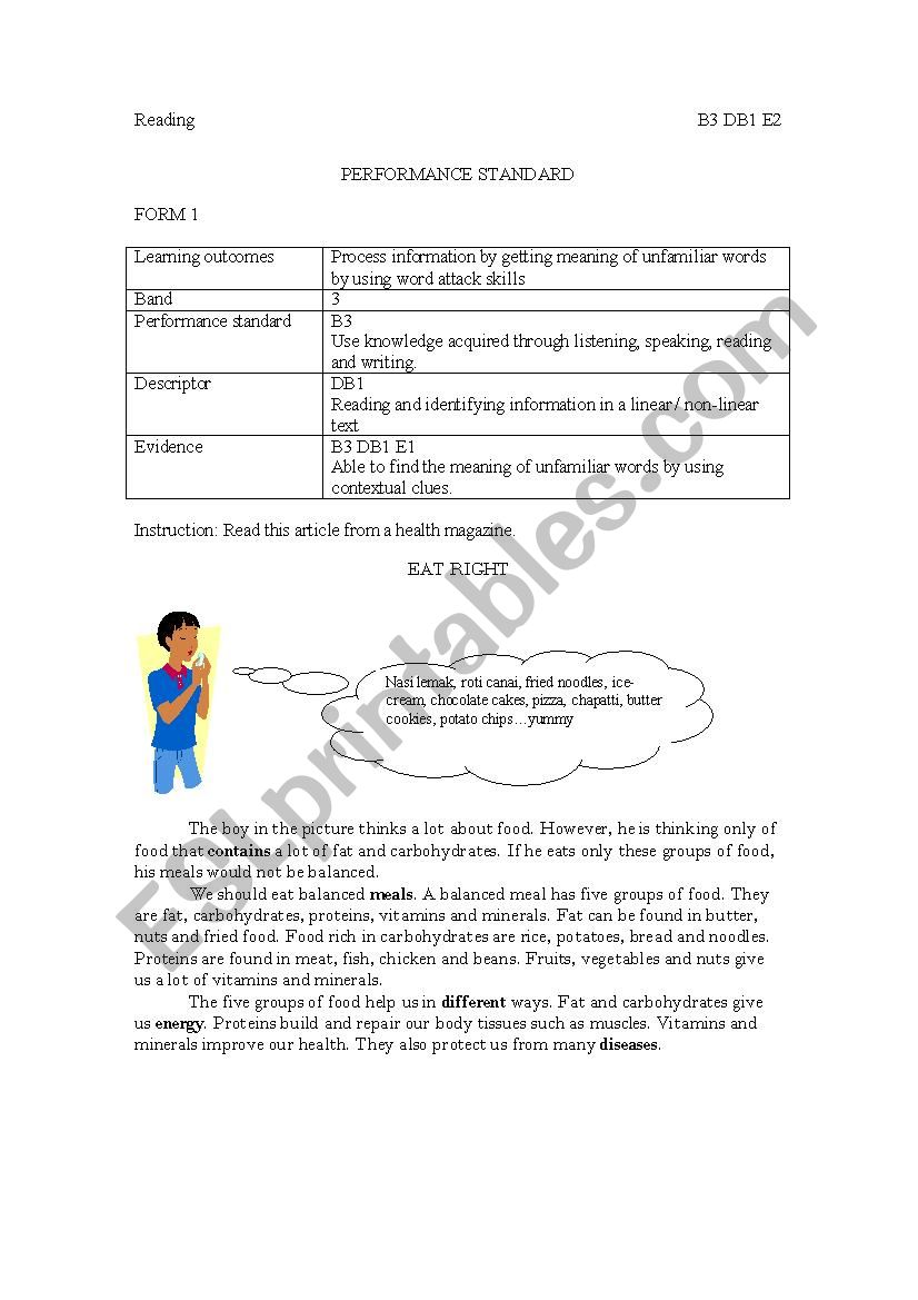 finding meaning using clues worksheet