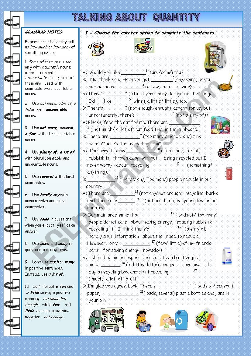 talking-about-quantity-esl-worksheet-by-alexia11