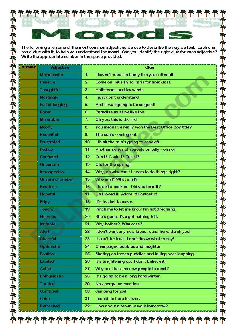 moods-esl-worksheet-by-maria-isabel