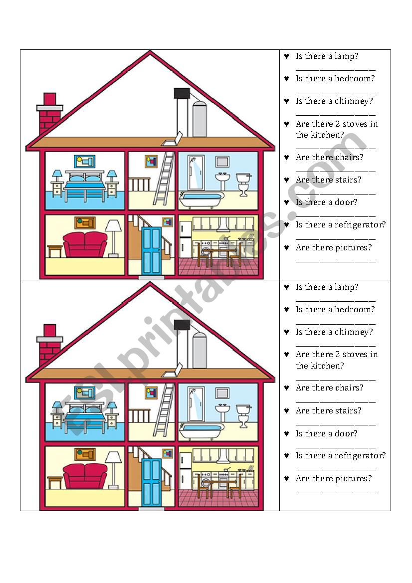 Questions about house worksheet