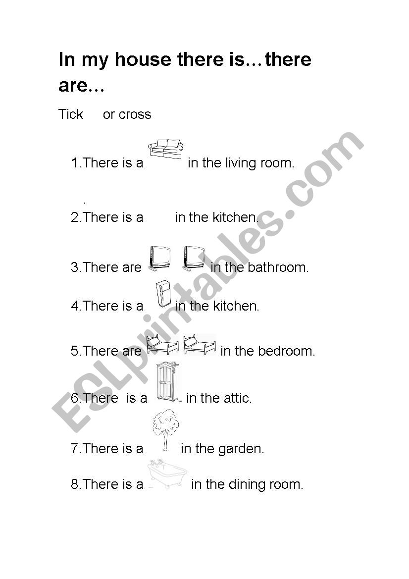 house worksheet