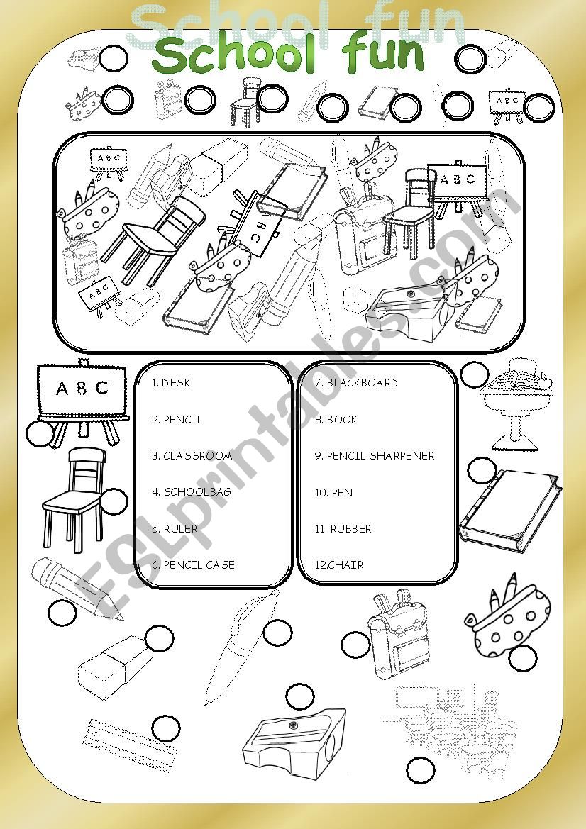 School fun worksheet