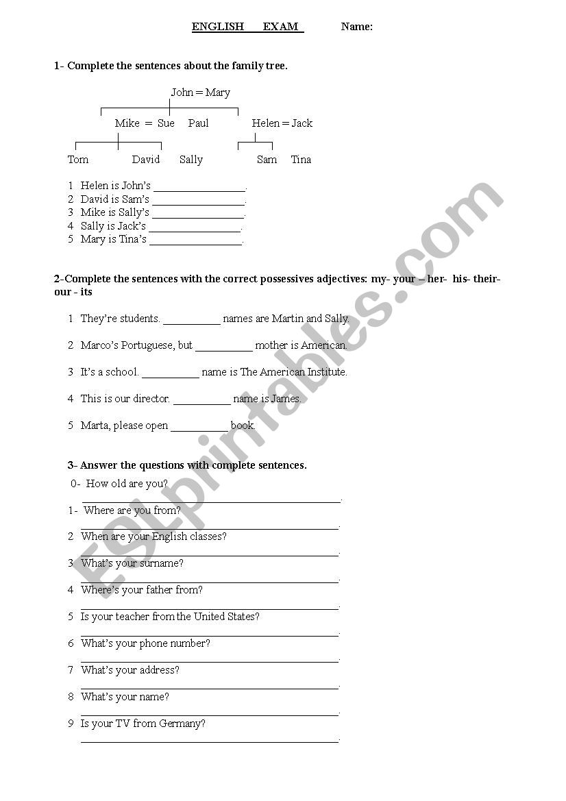 simple present worksheet