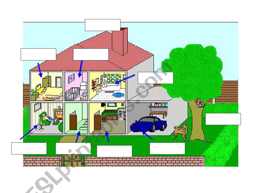 house chart worksheet