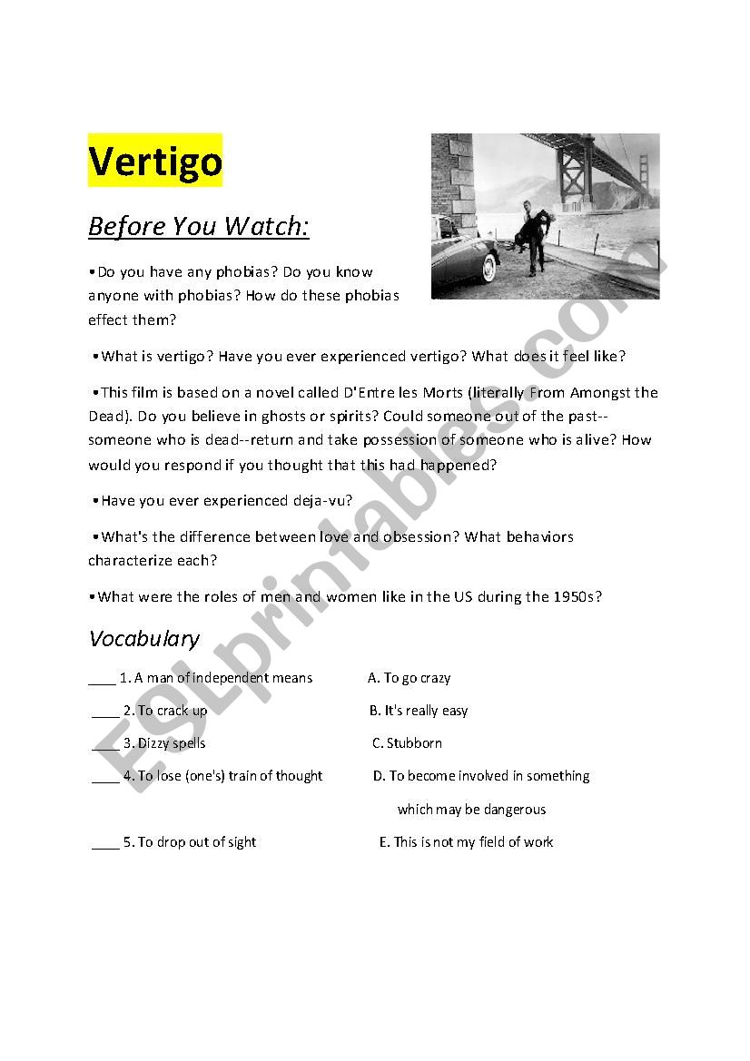 Vertico  worksheet
