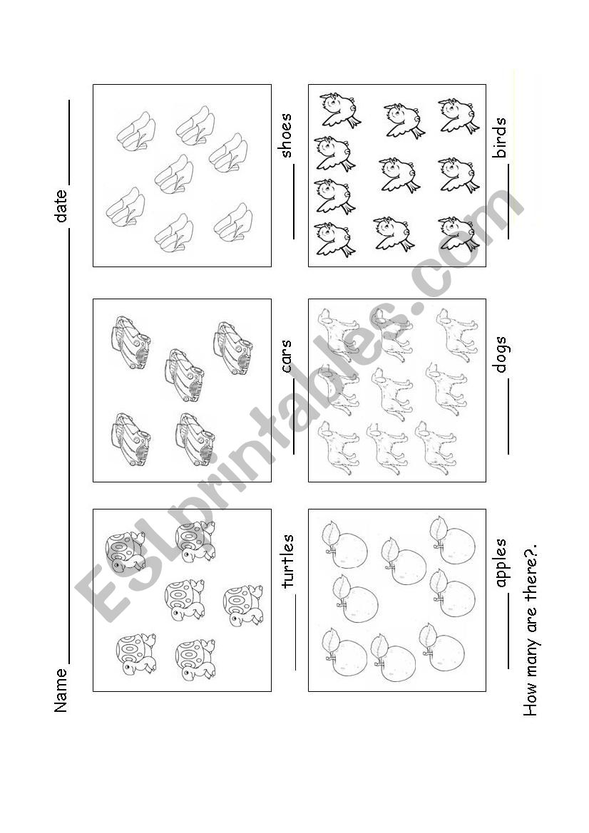 Numbers worksheet