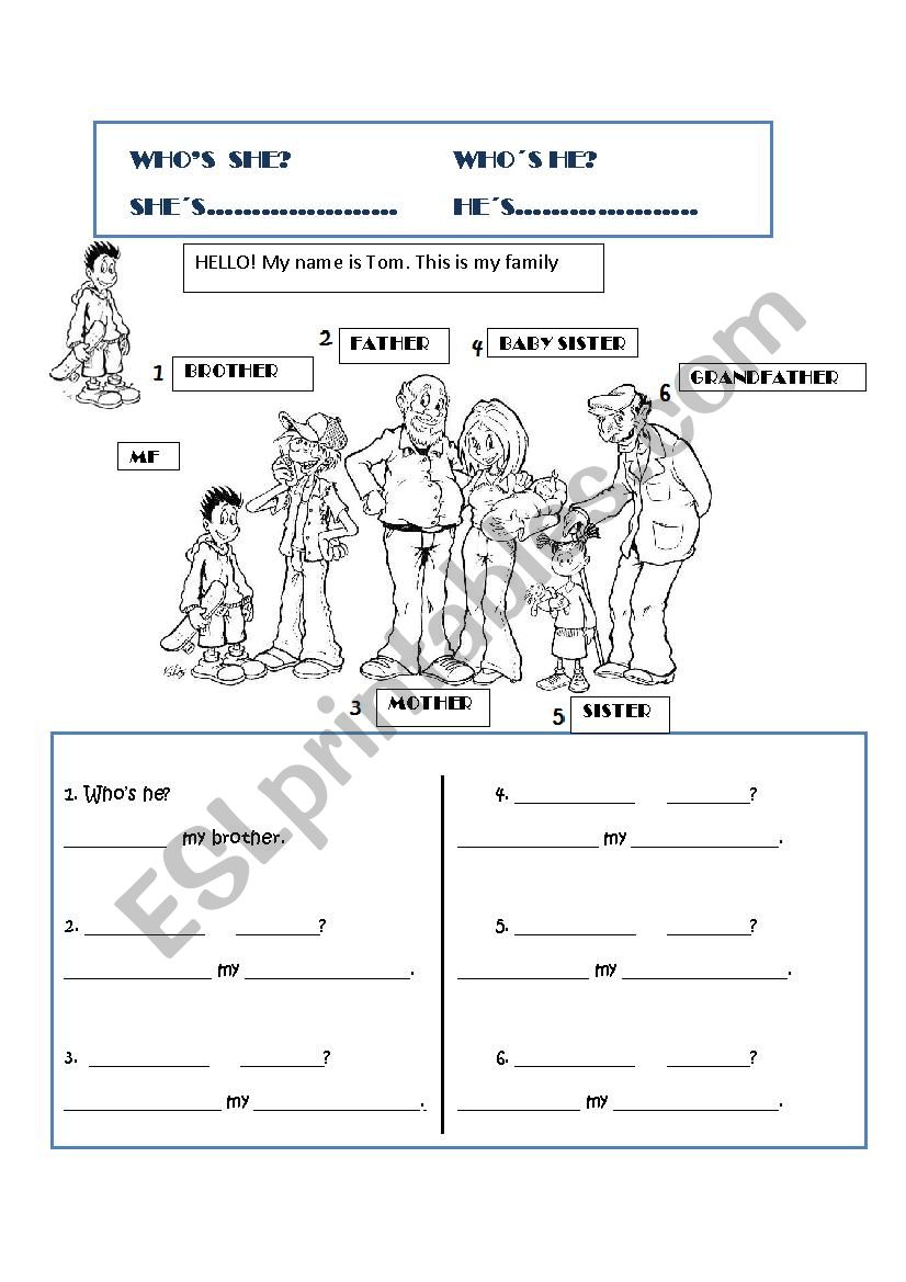 whoÂ´s....? worksheet