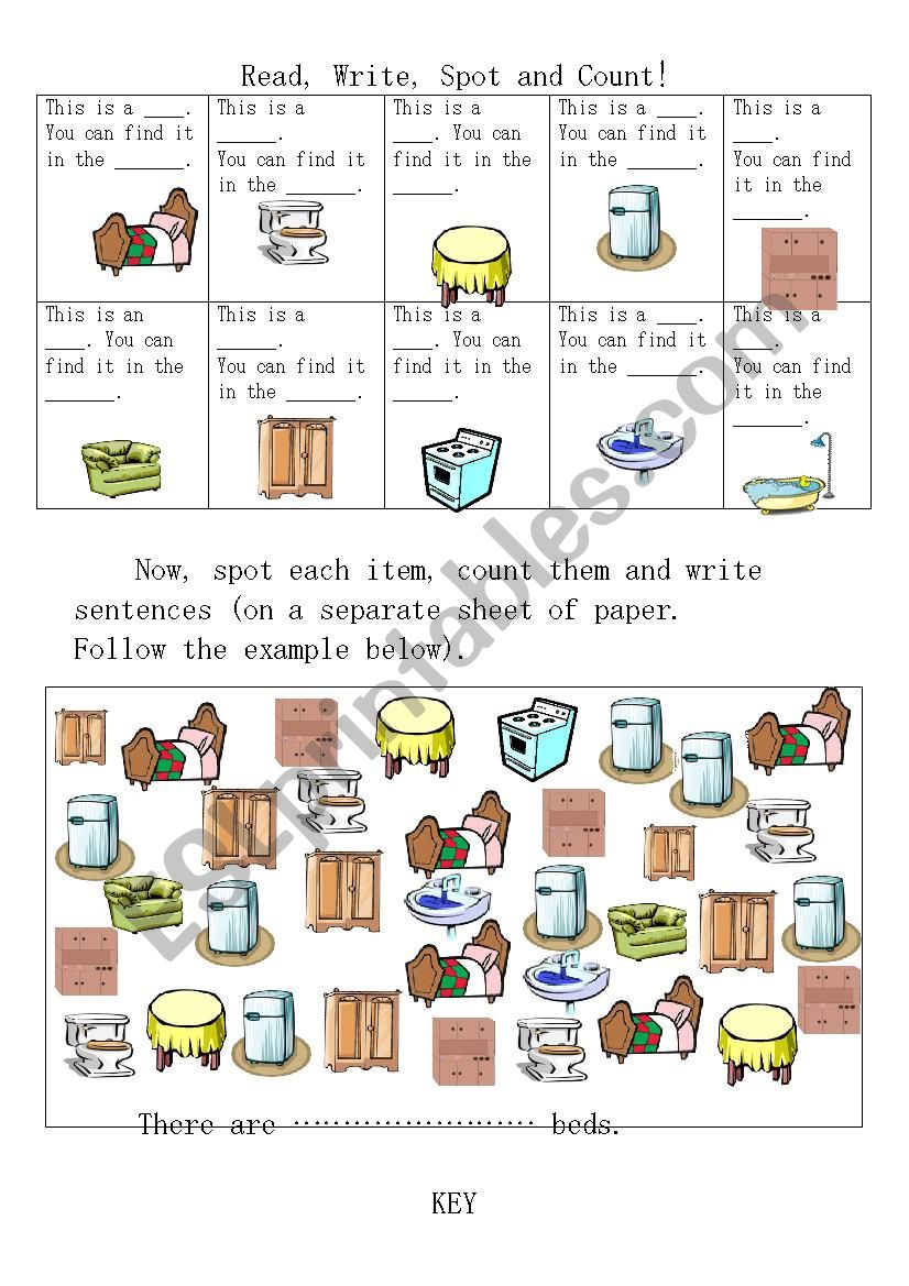 Furniture & Appliances -Revision