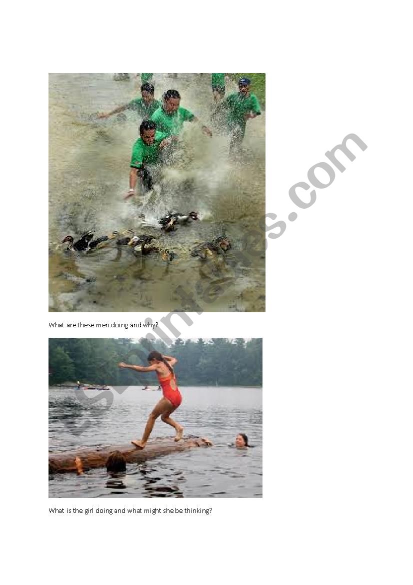 Speaking about pictures 2 part questions 4